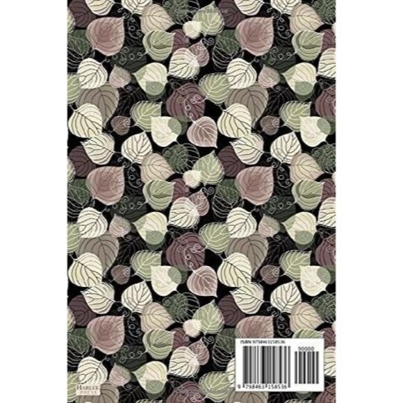 Notebook: Be-Leaf In Yourself Purple: Autumn Themed Blank Lined Notebook - Picture 2 of 2